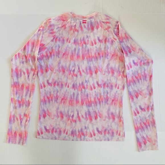Billabong Pink Rashguard, Size Large - Picture 5 of 12